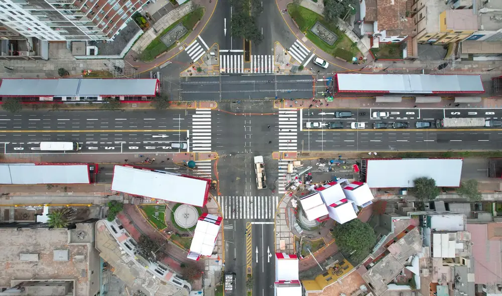 La PNP informó sobre las rutas alternas a la av. Brasil este 28 y 29 de julio. Foto: Andina/Héctor Vinces