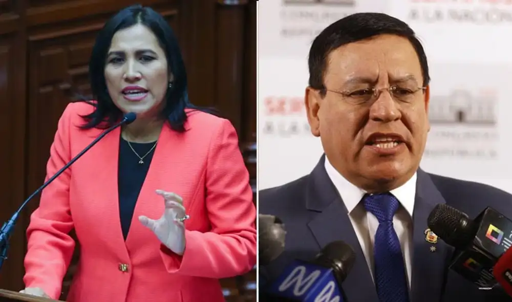 La lista ganadora obtuvo 77 votos en el pleno. Para su voto, Flor Pablo marcó en su cédula la frase “adelanto de elecciones”. Foto: composición LR