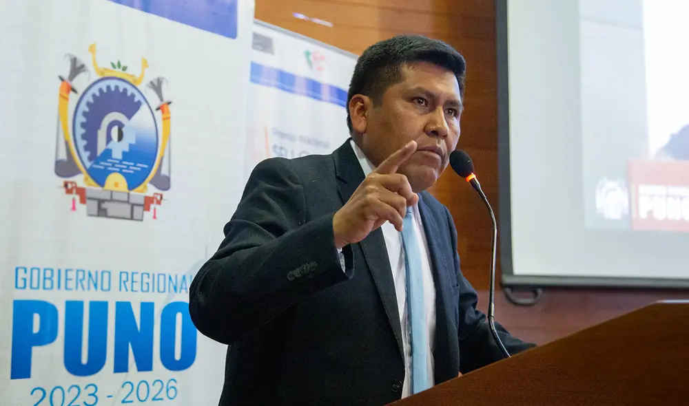 Richard Hancco ratificó que no se reunirá con la jefe de Estado. Dice que le ha hecho daño a Puno. Foto: La República