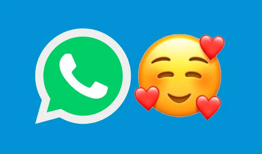 Este emoji de WhatsApp está disponible en iOS y Android. Foto: composición LR