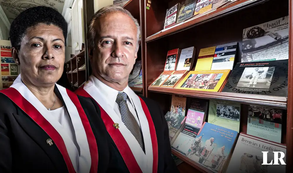 Antes con Martha Moyano, ahora con Hernando Guerra García; Fuerza Popular seguirá manejando el Fondo Editorial. Foto: composición de Alvaro Lozano/La República