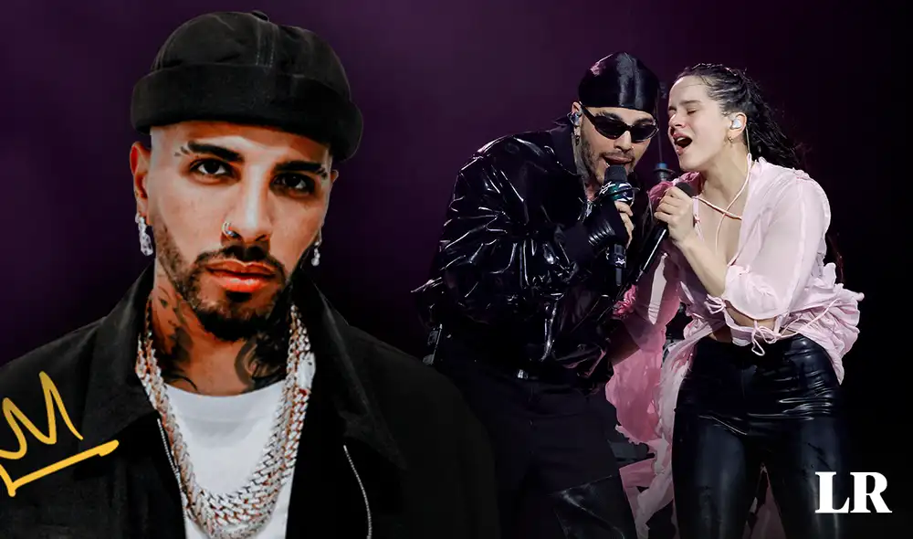 Rauw Alejandro aseguró que su relación con Rosalía terminó hace meses. Foto: composición LR/Alvaro Lozano