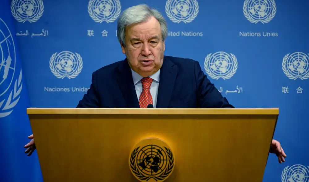 Antonio Guterres pidió urgentes acciones ante la emergencia climática global. Foto: ONU