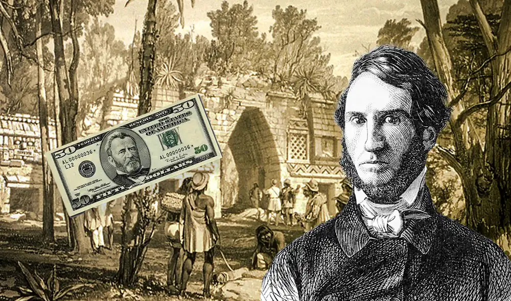 John Lloyd Stephens nació en Shrewsbury, Nueva Jersey. Foto: composición LR/Dagli Orti/Free PNG John Lloyd Stephens nació en Shrewsbury, Nueva Jersey. Foto: composición LR/Dagli Orti/Free PNG