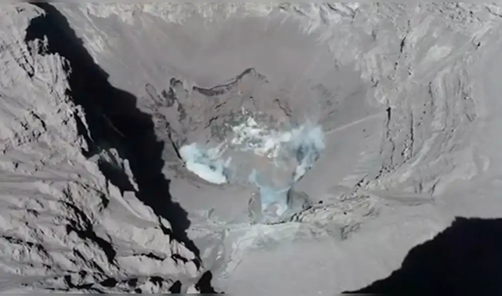 Comisión permitió descartar presencia de lava. Foto: IGP - Video: IGP