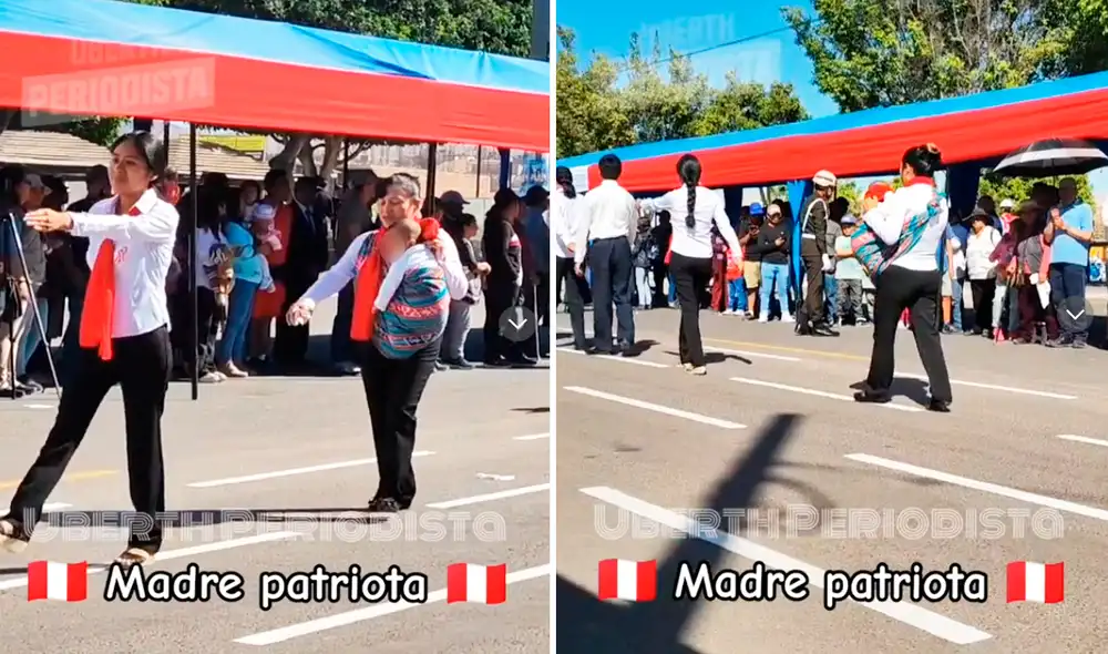 Video generó gran cantidad de aplausos para las ‘madres luchonas’. Foto: composición LR/@Uberthhuayhua/TikTok