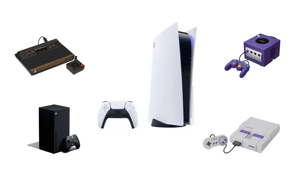 Todas las consolas de sobremesa de Sony, desde la PS1 hasta la PS4, están dentro del top 10 histórico. ¿Seguirá la PS5 la tradición? Foto: composición LR/Sony/Nintendo/Microsoft Todas las consolas de sobremesa de Sony, desde la PS1 hasta la PS4, están dentro del top 10 histórico. ¿Seguirá la PS5 la tradición? Foto: composición LR/Sony/Nintendo/Microsoft