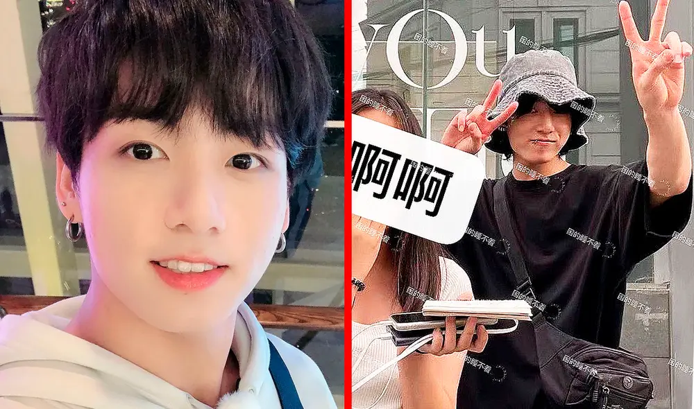 BTS: Jungkook cumplió el sueño de una fan al tomarse una foto con ella. Foto: composición LR/BIGHIT/Instagram @universejungkook