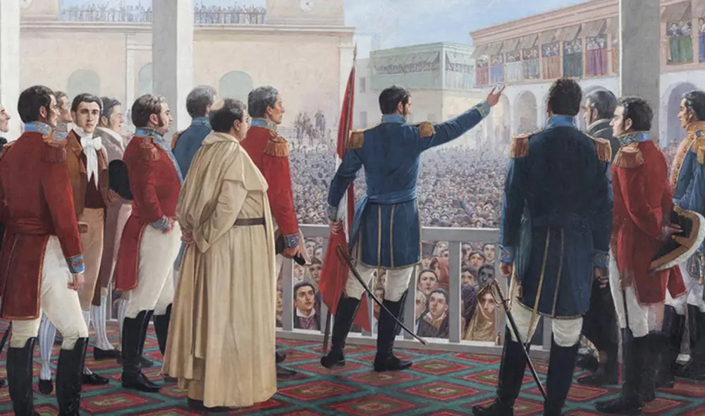 El propósito del artista era que los peruanos siempre recuerden la proclamación de la independencia. Foto: Bicentenario del Perú