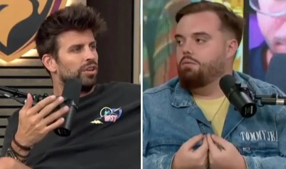 El exjugador del FC Barcelona mostró su incomodidad en vivo. Foto: composición LR/captura de DSports El exjugador del FC Barcelona mostró su incomodidad en vivo. Foto: composición LR/captura de DSports