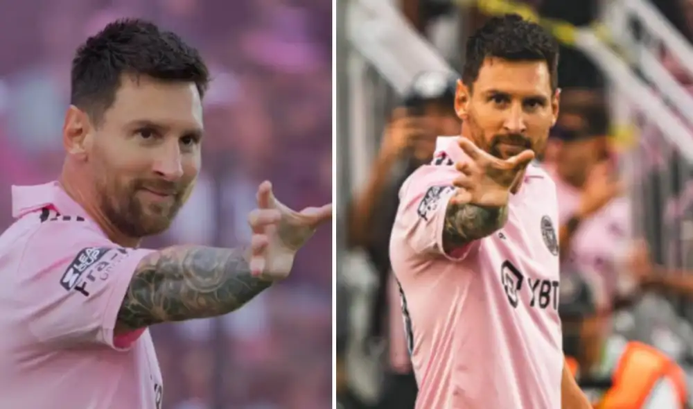 El astro argentino remeció las redes sociales con su nueva celebración. Foto: MLS