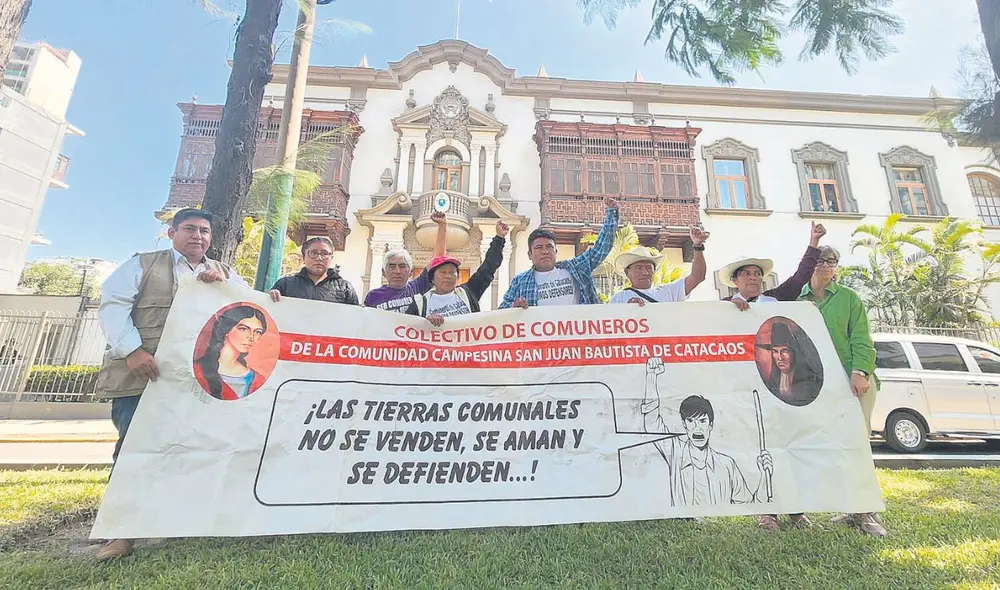 Denuncia. Comuneros acusan a asociación vinculada al Sodalicio de tomar parte de sus tierras. Foto: difusión