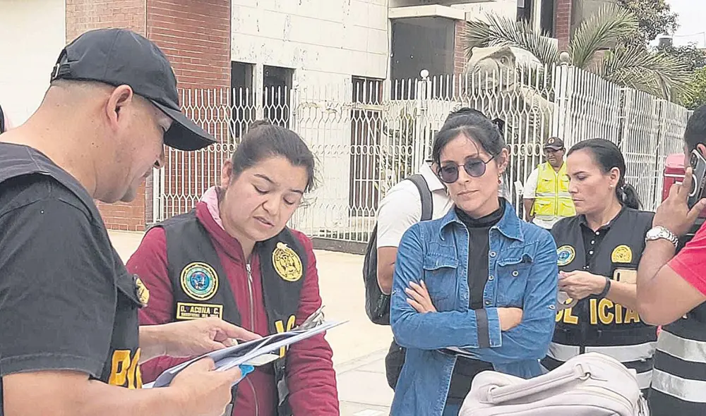Arrestada. Cotrina será investigada por cohecho pasivo propio y cumple detención preliminar. Foto: Difusión