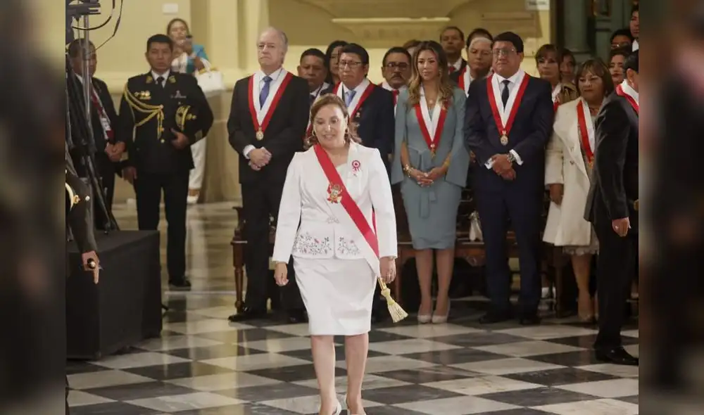 Dina Boluarte birndará su mensaje a la Nación este viernes 28 a las 11 de la mañana. Foto: Carlos Félix/La República