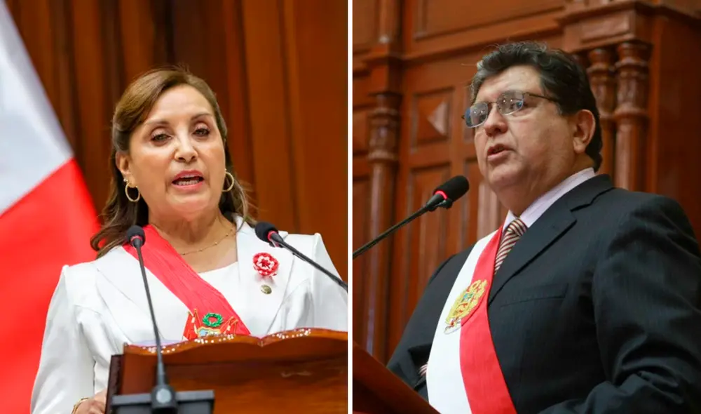 ¿El discurso de Dina Boluarte fue más extenso que alguno del expresidente difunto Alan García? Foto: composición LR/Presidencia de la Republica/Andina ¿El discurso de Dina Boluarte fue más extenso que alguno del expresidente difunto Alan García? Foto: composición LR/Presidencia de la Republica/Andina