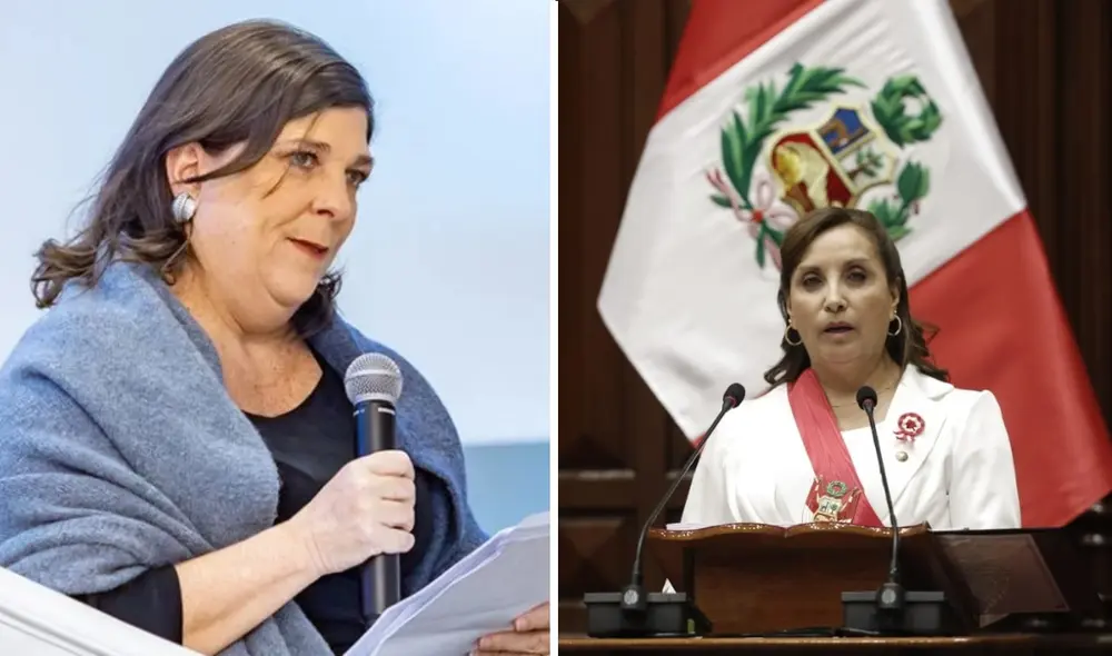 Rosa María Palacios cuestionó el mensaje de Dina Boluarte. Foto: composición La República