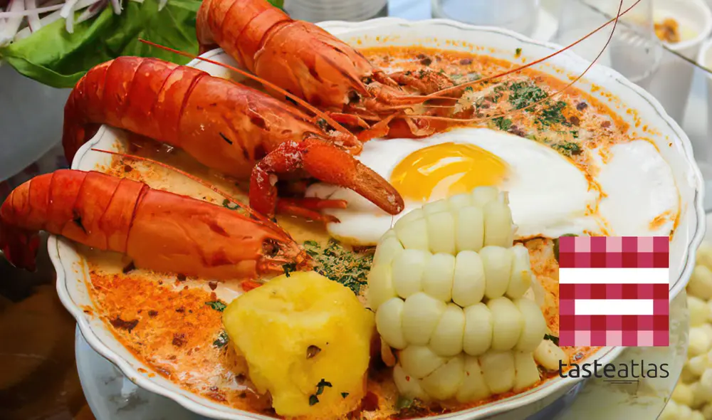 La lista en la que figura el chupe de camarones tiene en el segundo lugar al tonkotsu ramen. Foto: Taste Atlas