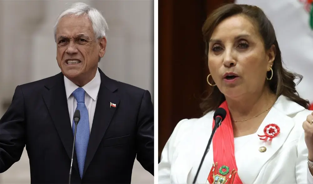 Discursos de Dina Boluarte y Sebastián Piñera fueron muy similares. Foto: composición La República/RPP Discursos de Dina Boluarte y Sebastián Piñera fueron muy similares. Foto: composición La República/RPP