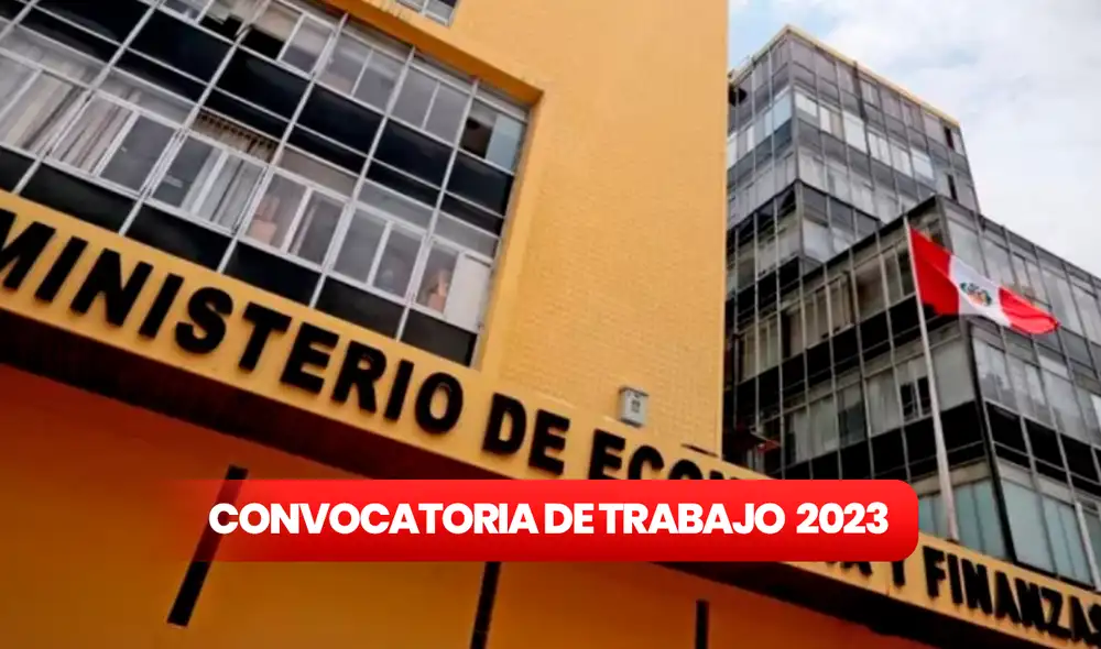 En esta oportunidad, el Ministerio de Economía y Finanzas ofrece 24 puestos de trabajo. Foto: ComposiciónLR/Archivo