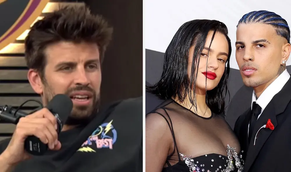 Gerard Piqué ofrece algunos consejos tras enterarse de la ruptura de Rosalía y Rauw Alejandro. Foto: Composición LR Gerard Piqué ofrece algunos consejos tras enterarse de la ruptura de Rosalía y Rauw Alejandro. Foto: Composición LR