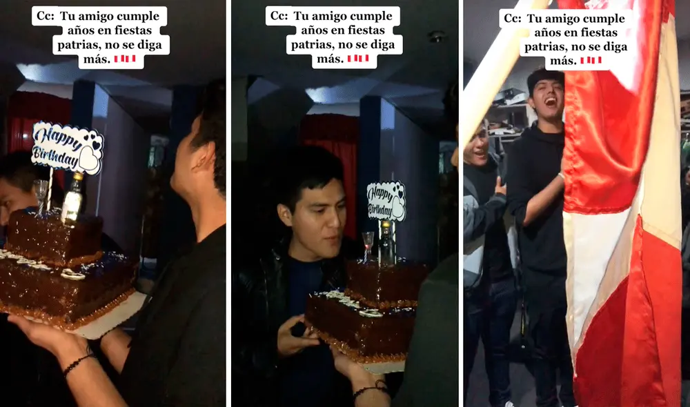 Miles de usuarios aplaudieron la gran y patriota iniciativa de amigos y familia. Foto: captura de TikTok/@Alexis.qs Miles de usuarios aplaudieron la gran y patriota iniciativa de amigos y familia. Foto: captura de TikTok/@Alexis.qs