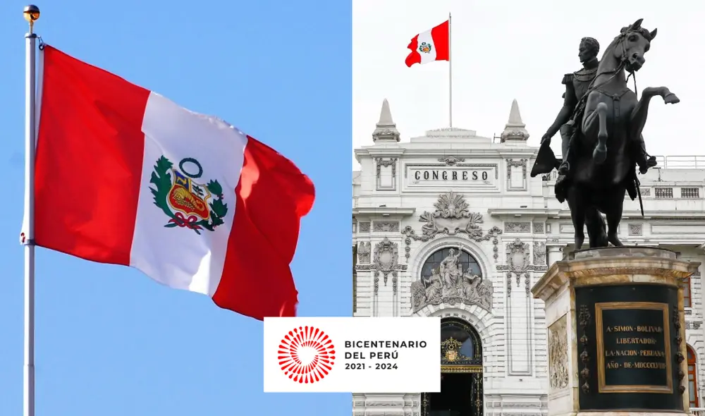 Conoce por qué motivo el bicentenario del Perú se celebrará hasta el 2024. Foto: composición LR/Twitter/Congreso de la República Conoce por qué motivo el bicentenario del Perú se celebrará hasta el 2024. Foto: composición LR/Twitter/Congreso de la República