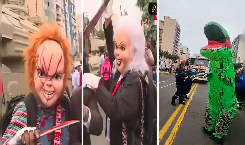 Desfile Militar. Después de 3 años, este evento retorna. Foto: composición LR/La República/América TV Desfile Militar. Después de 3 años, este evento retorna. Foto: composición LR/La República/América TV