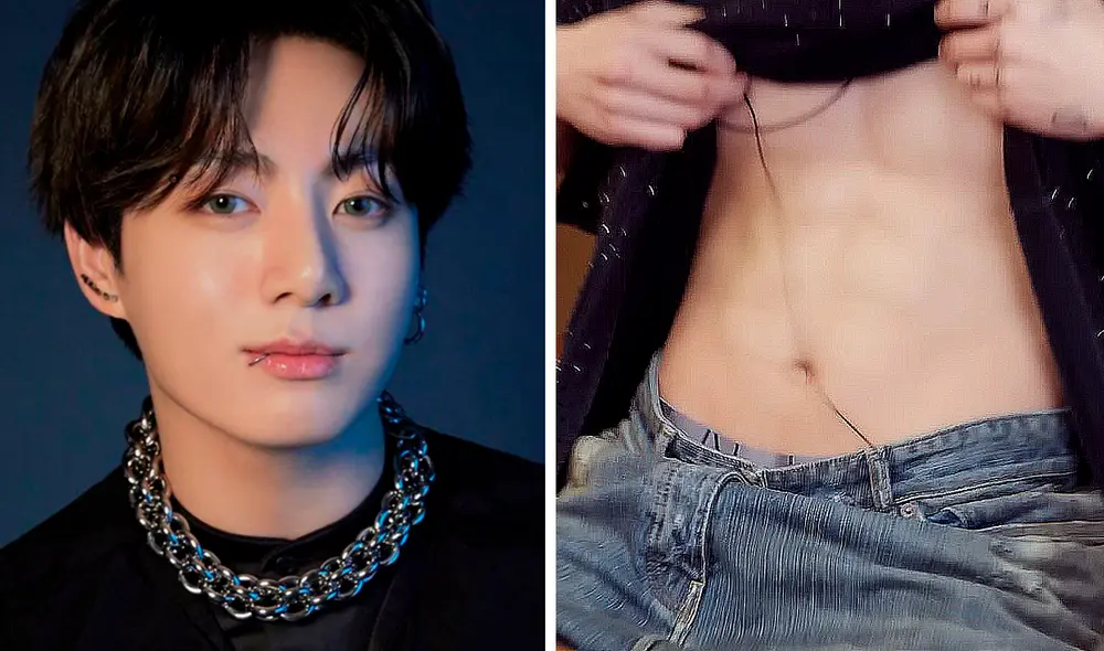 Jungkook de BTS mostró sus abdominales por pedido de Suga. Foto: composición LR/BIGHIT/captura de YouTube