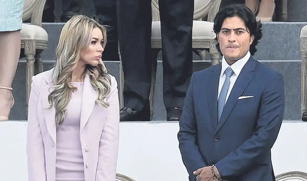 Preso. Nicolás Petro, hijo del presidente Gustavo Petro (d), junto a su exesposa Day Vásquez. Foto: EFE Preso. Nicolás Petro, hijo del presidente Gustavo Petro (d), junto a su exesposa Day Vásquez. Foto: EFE