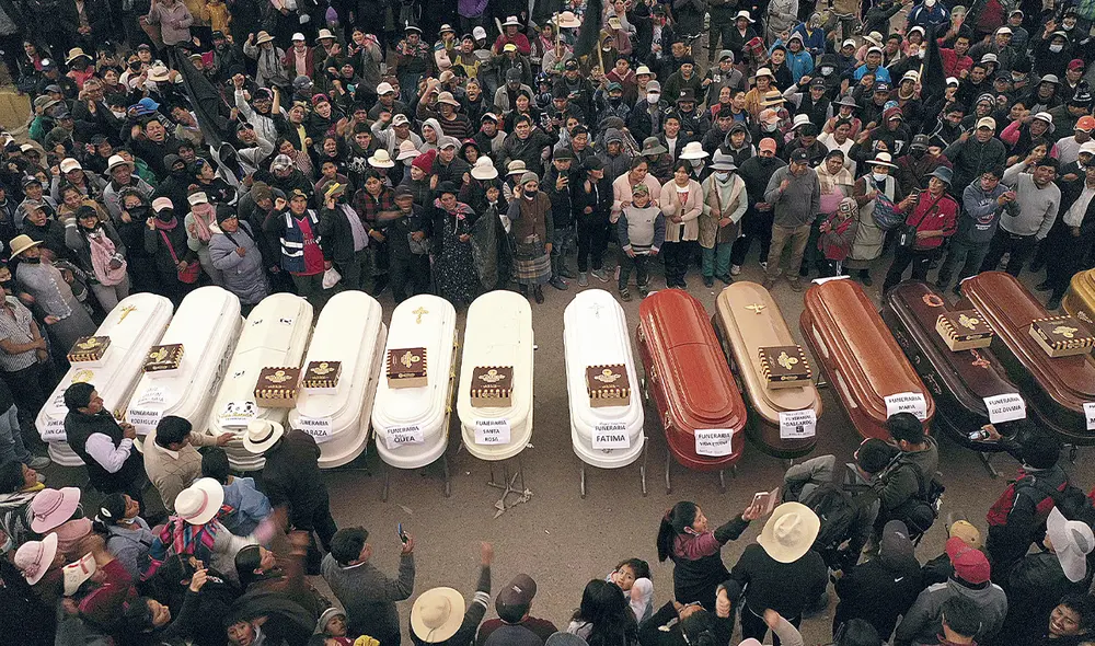La falta de investigación y sanciones por las muertes en manifestaciones es vista en Estados Unidos como afectación a los derechos humanos. Dina Boluarte está siendo observada y cuestionada a nivel internacional. Foto: EFE