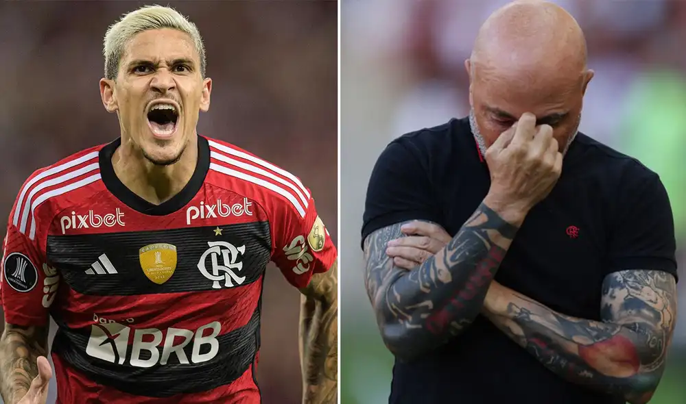 Pedro aseguró que es víctima de violencia psicológica por parte de Jorge Sampaoli y su comando técnico. Foto: composición de LR/Flamengo