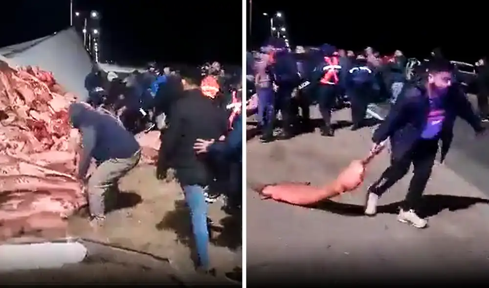 El saqueo ocurrió en la provincia argentina de San Luis, mientras el vehículo se dirigía hacia Mendoza. Foto: difusión El saqueo ocurrió en la provincia argentina de San Luis, mientras el vehículo se dirigía hacia Mendoza. Foto: difusión