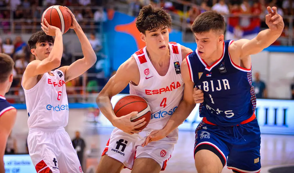España vs. Serbia se enfrentaron en el Sport Centre Cair de Nis. Foto: composición LR/Baloncesto España España vs. Serbia se enfrentaron en el Sport Centre Cair de Nis. Foto: composición LR/Baloncesto España