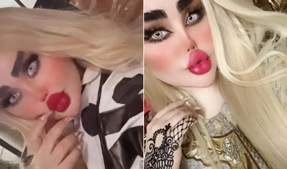 Mujer se somete a varias cirugías para parecerse a Barbie e internautas expresan sus opiniones. Foto: composición LR/Instagram