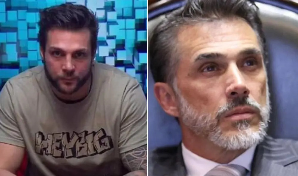 Sergio Mayer y Wendy Guevara habrían agredido a Nicola Porcella en 'La casa de los famosos'. Foto: Composición LR/Captura Youtube