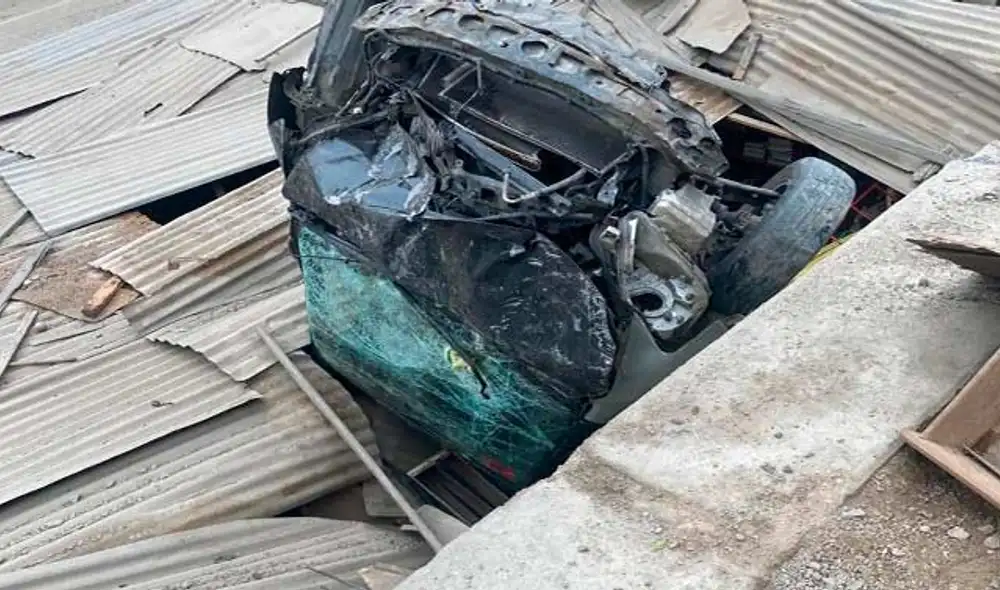 Accidente sucedió en un asentamiento humano de SJL. Foto: Erwin Valenzuela / La República Accidente sucedió en un asentamiento humano de SJL. Foto: Erwin Valenzuela / La República