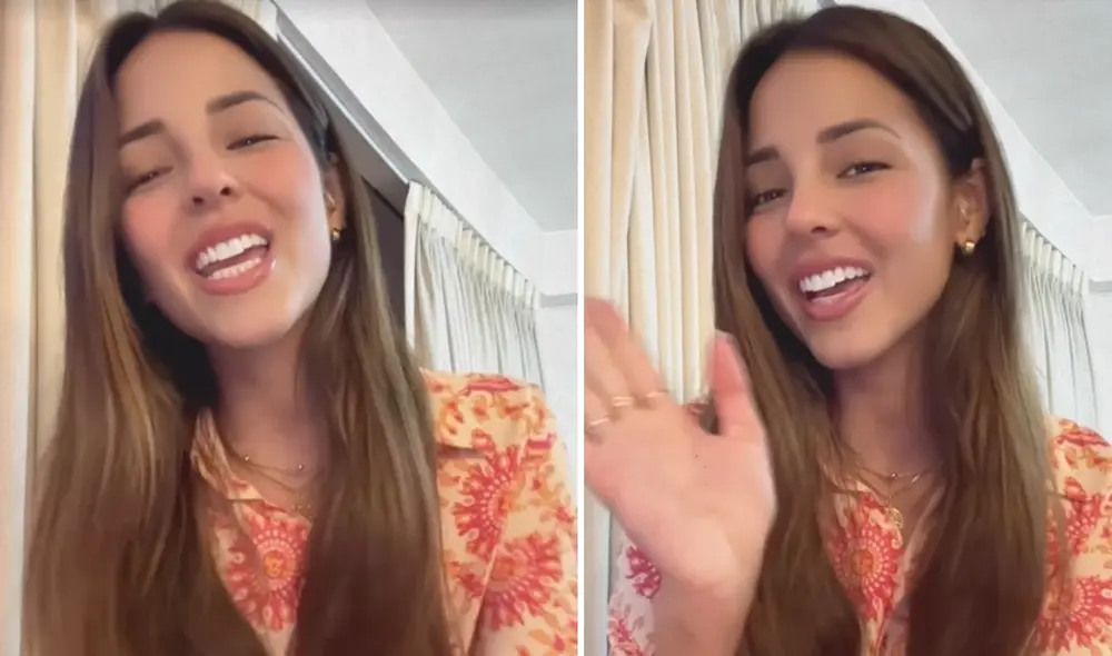 Luciana Fuster también aprovechó Fiestas Patrias para saludar a todos los peruanos. Foto: composición LR/Instagram - Video: Instagram