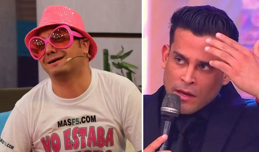 Christian Domínguez negó radicalmente que le haya sido infiel a Pamela Franco, tal y como afirmó 'Metiche'. Foto: composición LR/Captura ATV/Captura América TV Christian Domínguez negó radicalmente que le haya sido infiel a Pamela Franco, tal y como afirmó 'Metiche'. Foto: composición LR/Captura ATV/Captura América TV