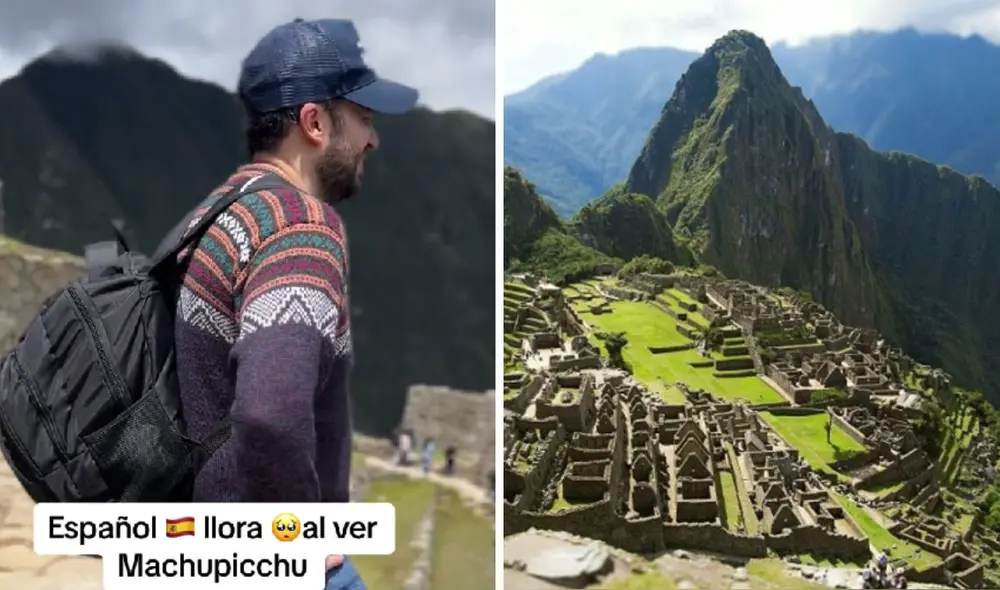 Ciudadano español comentó que regresará a Machu Picchu. Foto: composición LR/captura de video - Video: @salva_naty/TikTok