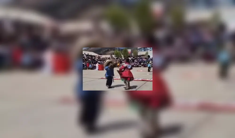 Los niños fueron aplaudidos por el público. Foto: Hco Tv - Video: Hco Tv