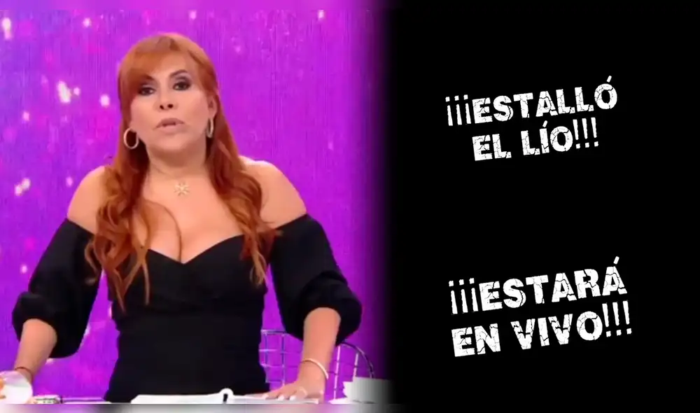 Magaly Medina presentará a la víctima de estos audios en vivo en su programa. Foto: composición LR/captura Magaly ATV - Video: ATV