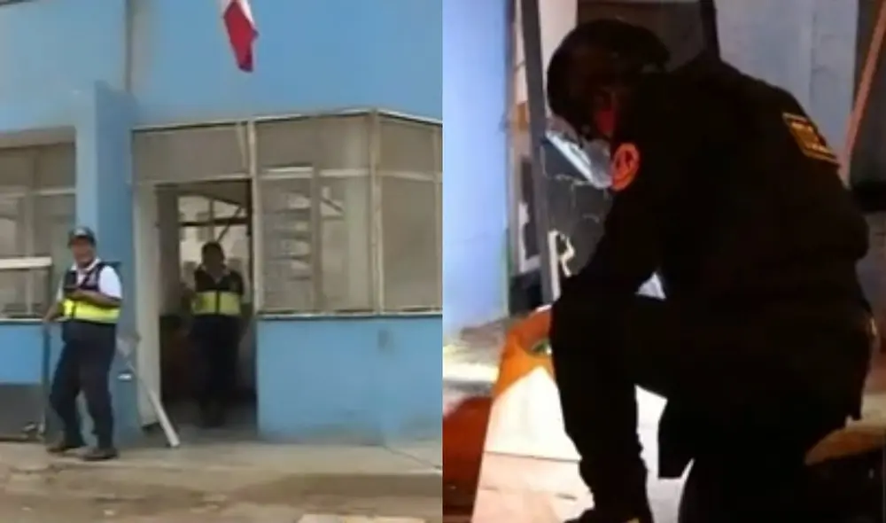 El sereno fue trasladado a un centro médico y ya se encuentra estable. Foto: composición LR / captura Latina / video: Latina Noticias