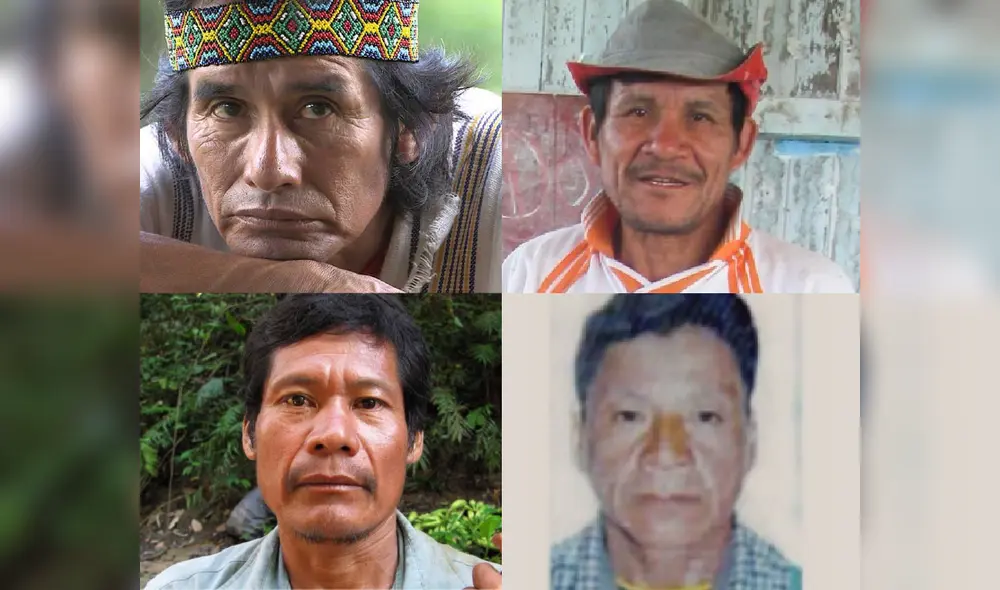 Jueces revisarán la sentencia de los asesinos de Edwin Chota, Jorge Ríos, Francisco Pinedo y Leoncio Quintisima. Foto: difusión