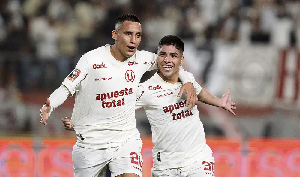 Cifra. Piero Quispe registra cinco anotaciones con Universitario en el 2023 (tres goles en ligas 1 y 2 en Sudamericana). Foto: difusión
