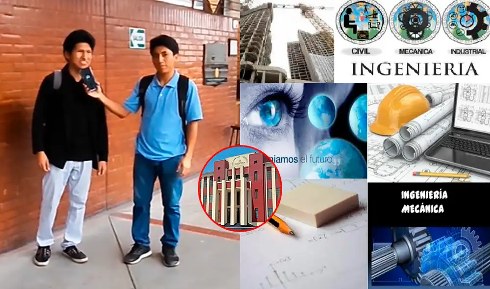 Estudiante de la UNI reveló, además, curioso dato sobre su carrera. Foto: composición LR/TikTok/@vicentzuc