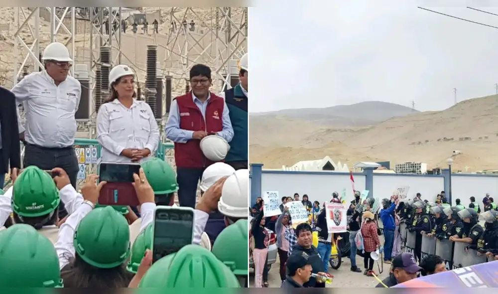 Dina Boluarte participa de inauguración en Camaná. Foto: Wilder Pari/La República