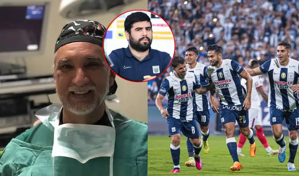 Alejandro Mesarina renunció a la jefatura del cuerpo médico de Alianza Lima hace unos días. Foto: composición LR/Alianza Lima