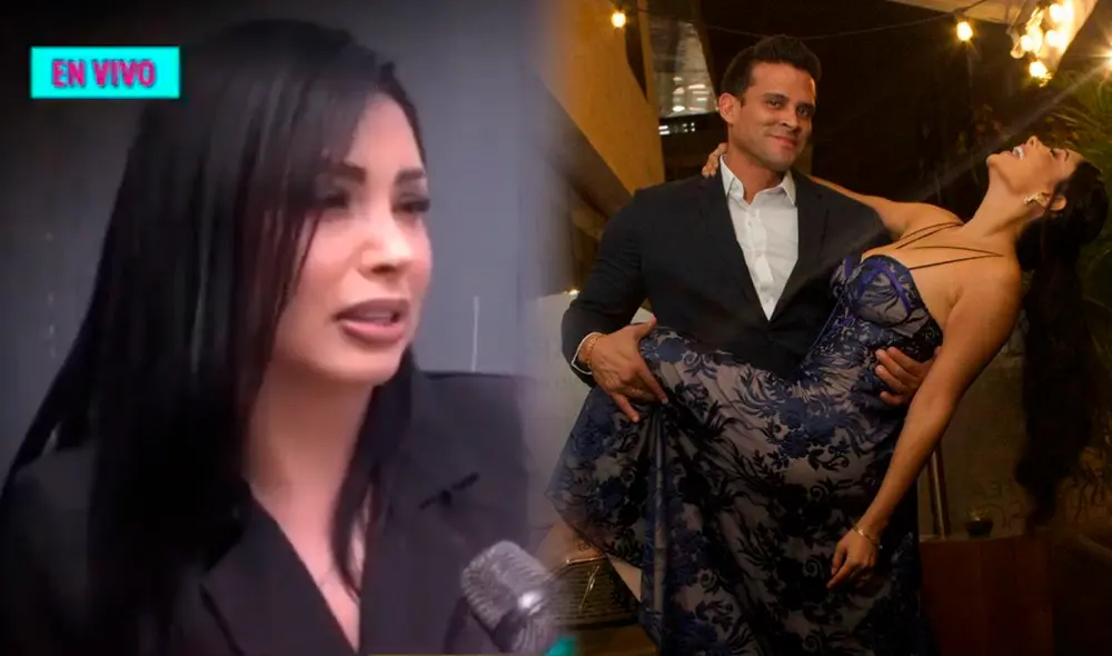 Pamela Franco indicó que prefiere la tranquilidad sobre los rumores de infidelidad de Christian Domínguez. Foto: composición LR/captura Willax/Instagram/Pamela Franco