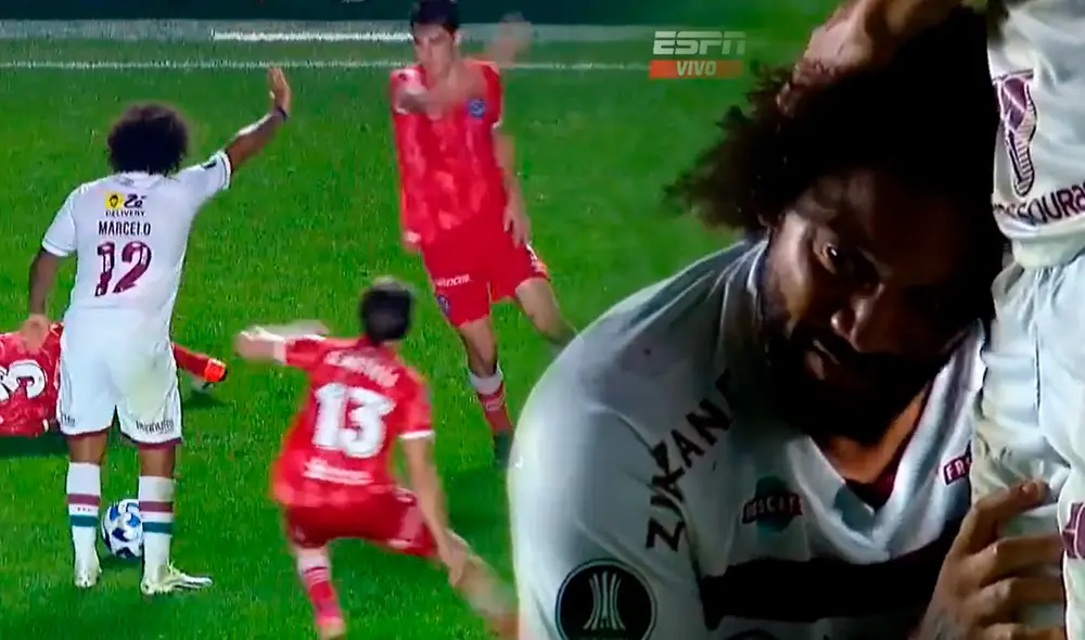 Marcelo es un de los referentes de Fluminense. Foto: composición LR/ESPN - Video: ESPN