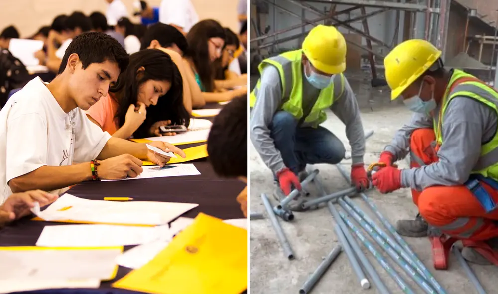 Los egresados de la carrera técnica sobre construcción obtienen un título a nombre de la Nación. Foto: composición LR/Gerson Cardoso